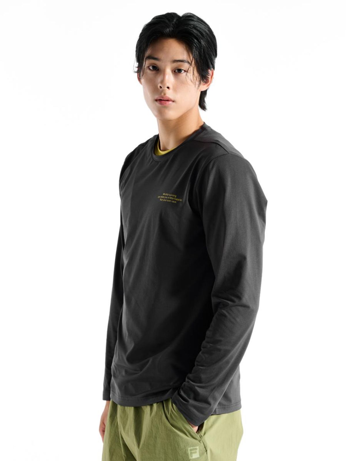 휠라(FILA) [유니] 러닝 메쉬 긴팔티(FS253RL02X001006)