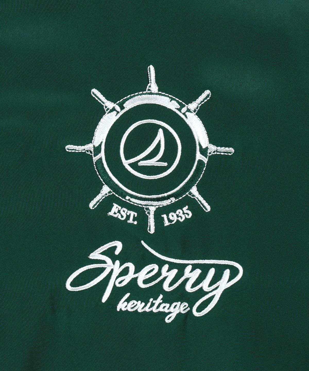 스페리(SPERRY) 헤리티지 새틴 바시티 자켓_그린 [SPRJ_0003]