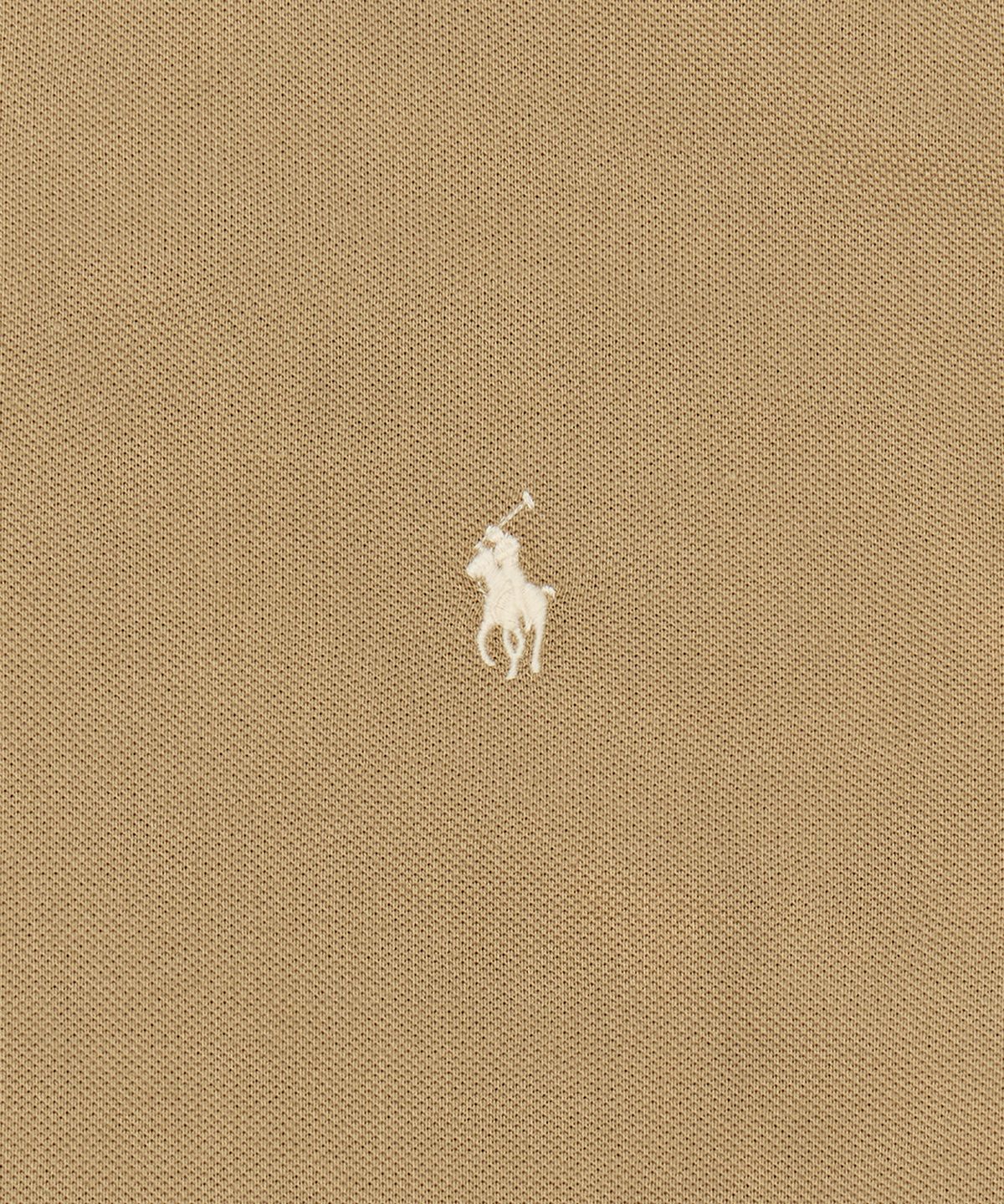 폴로 랄프 로렌(POLO RALPH LAUREN) 커스텀 슬림핏 메시 폴로 셔츠-미디움 베이지