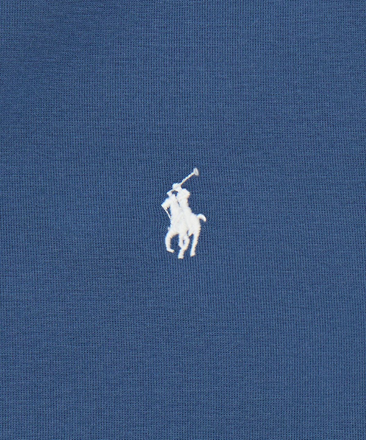 폴로 랄프 로렌(POLO RALPH LAUREN) 더블 니트 풀 지퍼 후디-블루