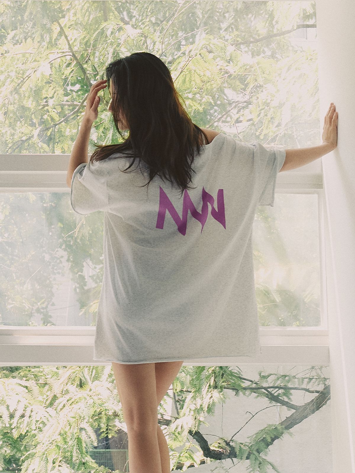 니나쏭(NINASSONG) 빈티지 오버핏 티