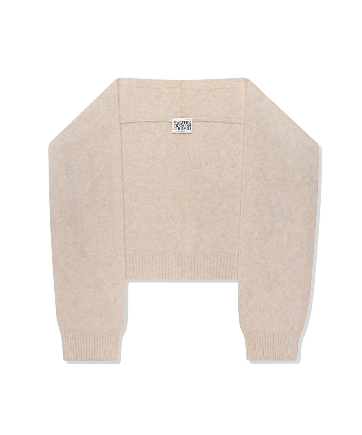 마리떼 프랑소와 저버(MARITHÉ + FRANҪOIS GIRBAUD) CIRCLE LOGO SHAWL MUFFLER beige