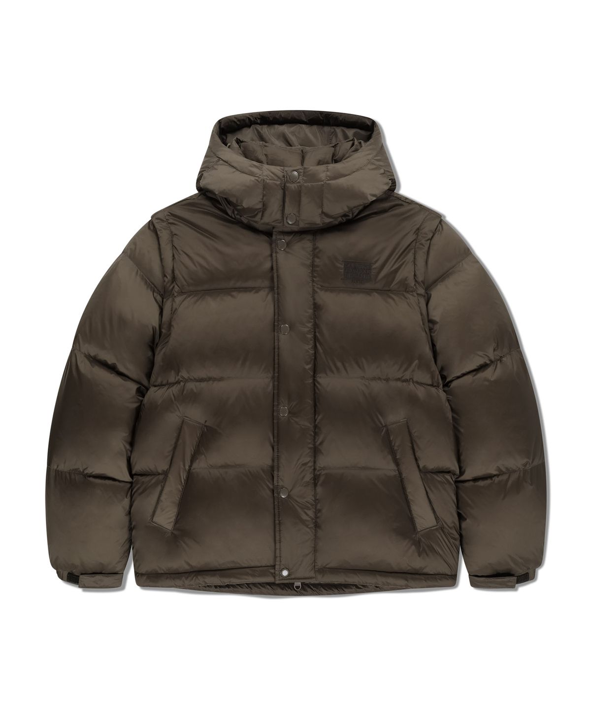 마리떼 프랑소와 저버(MARITHÉ + FRANҪOIS GIRBAUD) DETATCHABLE DOWN JACKET brown