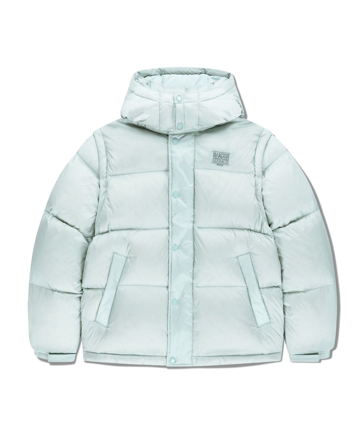 마리떼 프랑소와 저버(MARITHÉ + FRANҪOIS GIRBAUD) DETATCHABLE DOWN JACKET mint gray