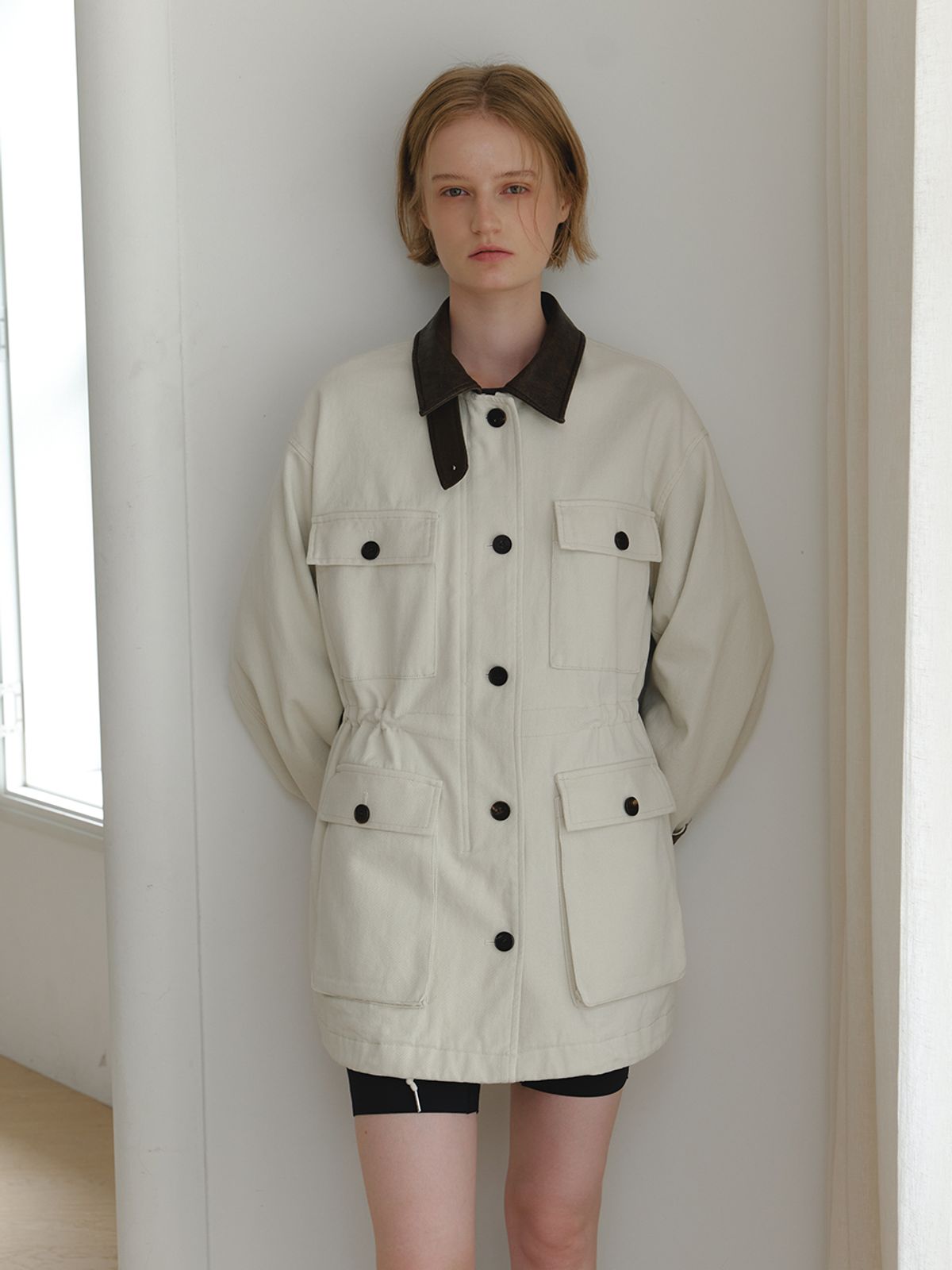 리지(LEEZIE) Vanilla Field jacket (2Colors)