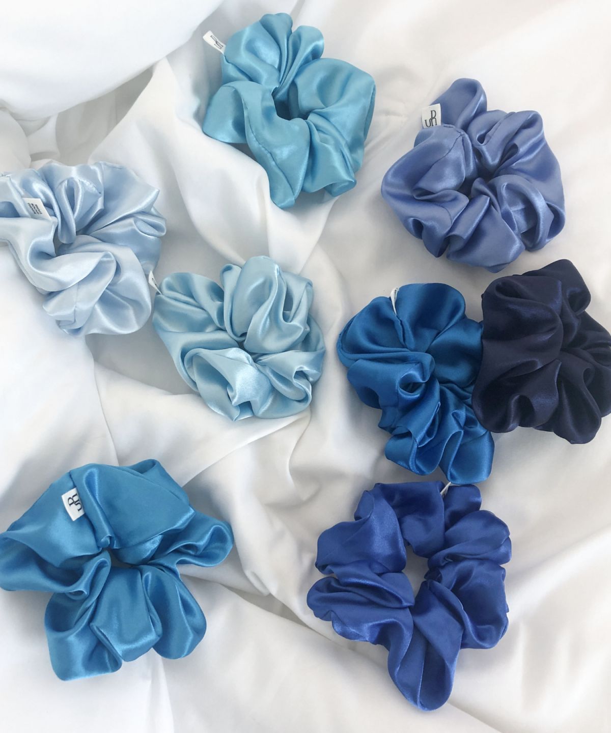 둥그런(DUNGEUREON) [2 pack] Our Scrunchie (Blue) - Big