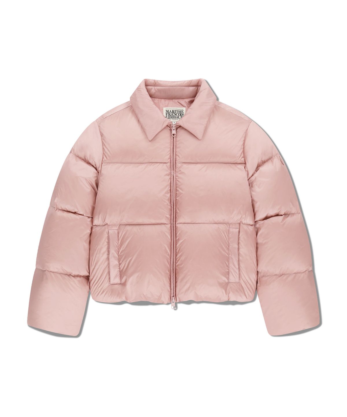 마리떼 프랑소와 저버(MARITHÉ + FRANҪOIS GIRBAUD) W COLLAR CROP DOWN JACKET pink
