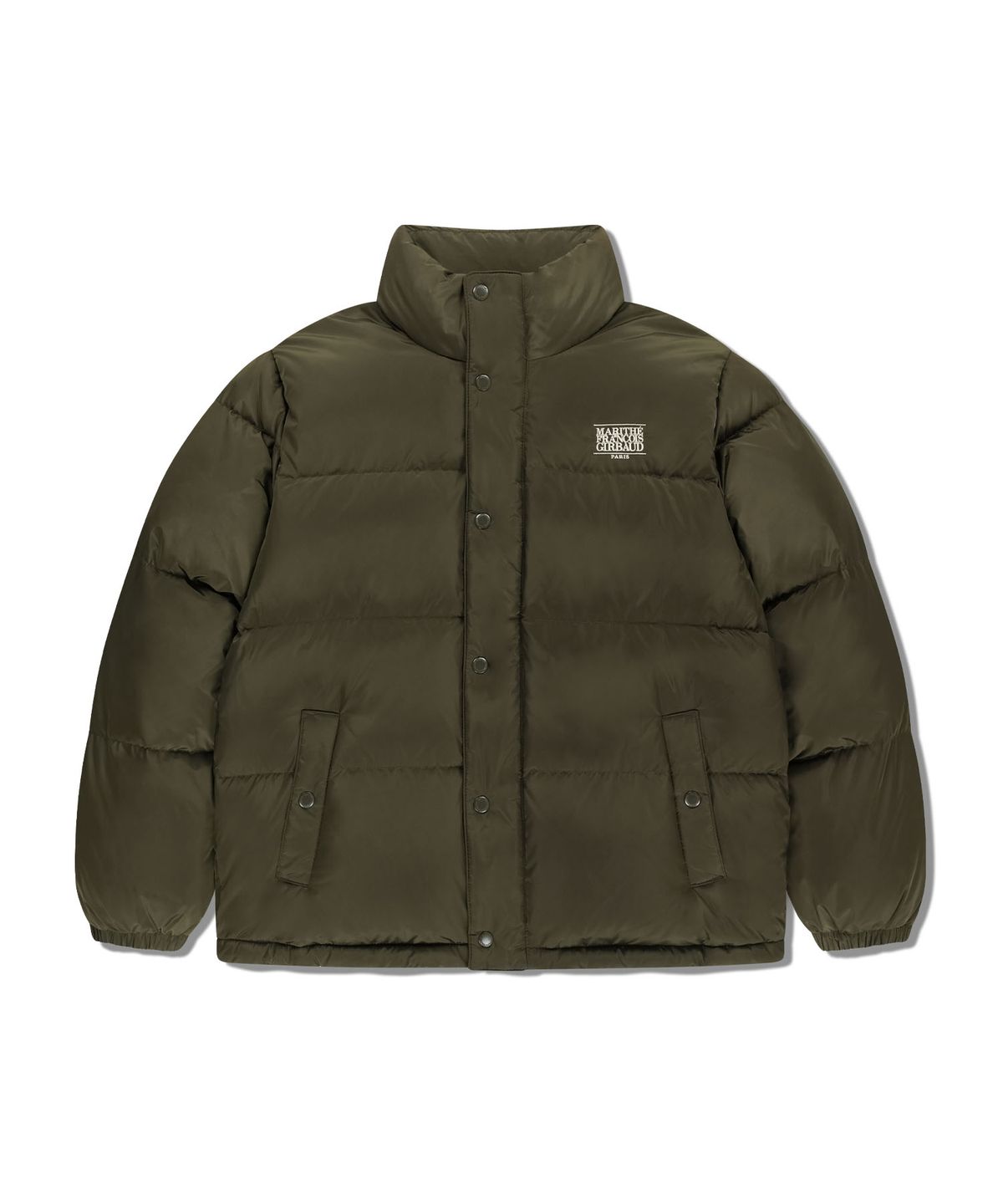 마리떼 프랑소와 저버(MARITHÉ + FRANҪOIS GIRBAUD) CLASSIC LOGO DOWN JACKET khaki
