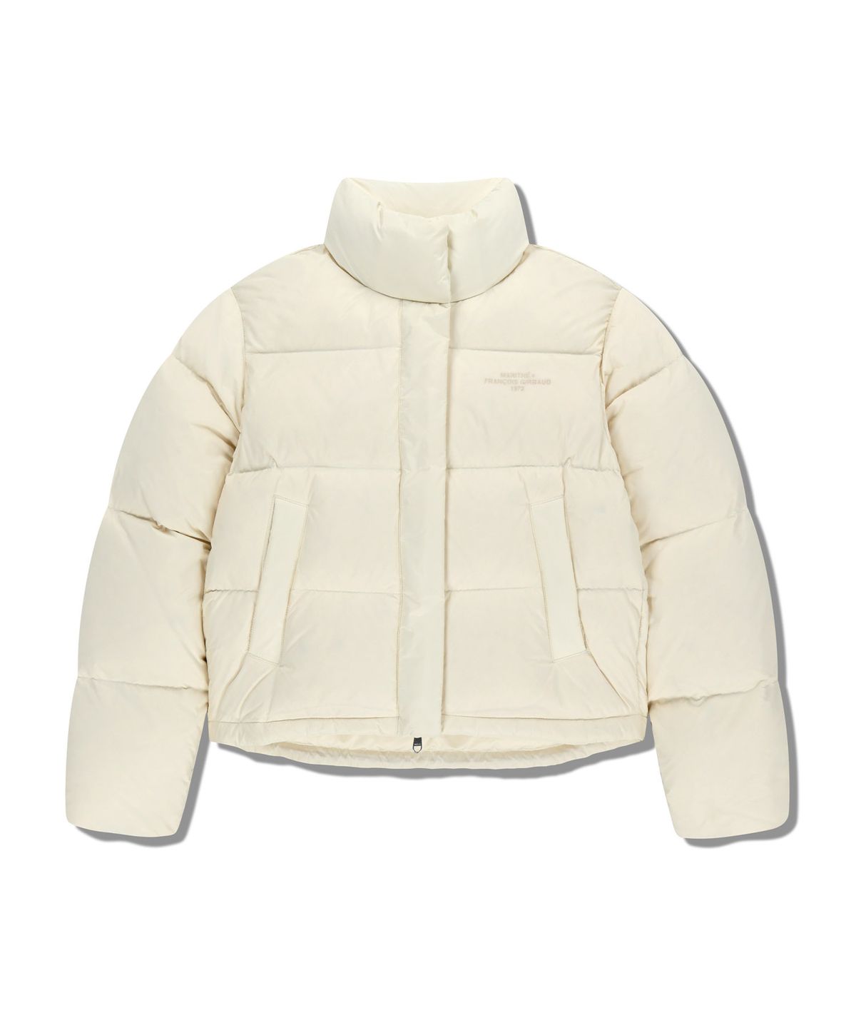 마리떼 프랑소와 저버(MARITHÉ + FRANҪOIS GIRBAUD) W BASIC CROP DOWN JACKET ivory