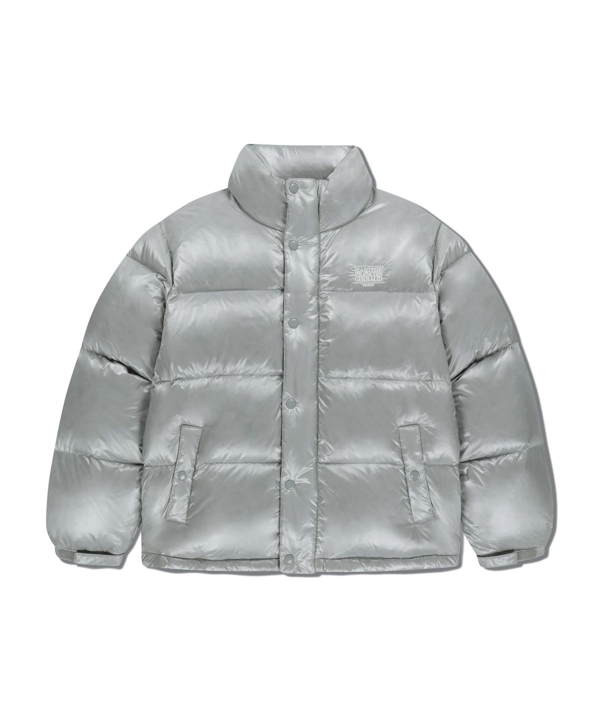 마리떼 프랑소와 저버(MARITHÉ + FRANҪOIS GIRBAUD) GLOSSY DOWN JACKET light gray