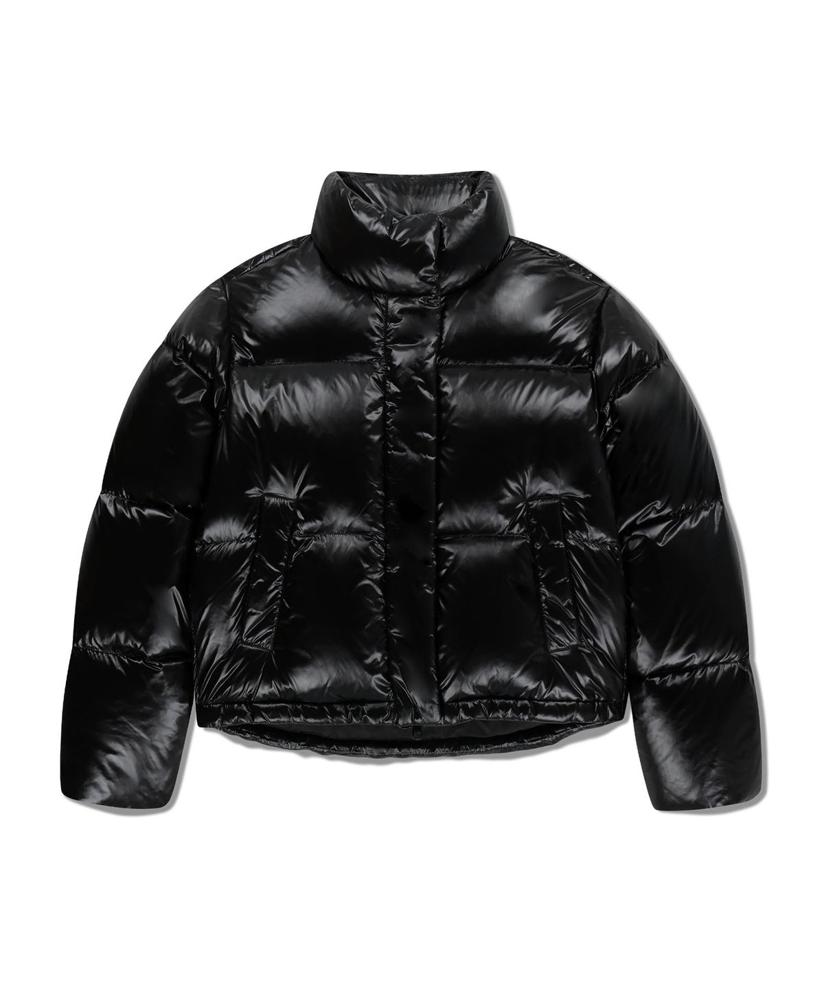마리떼 프랑소와 저버(MARITHÉ + FRANҪOIS GIRBAUD) W GLOSSY CROP DOWN JACKET black