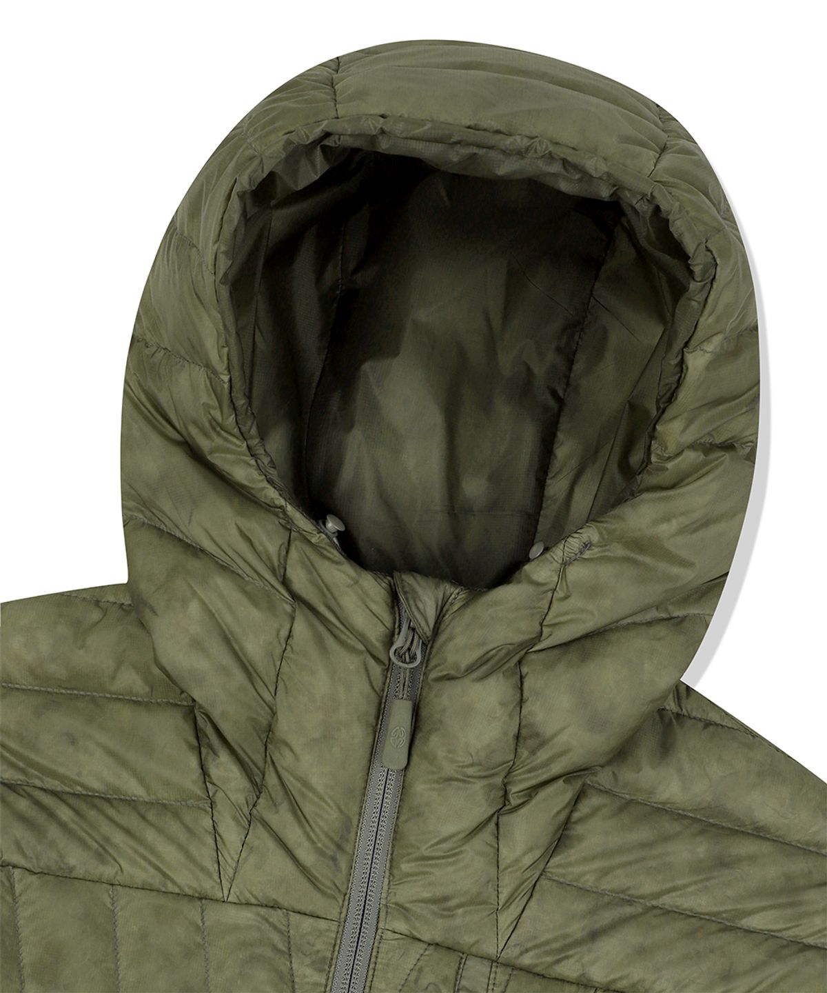 마하그리드(MAHAGRID) LIGHT HOODED DOWN PUFFER KHAKI(MG2FWMB903A)