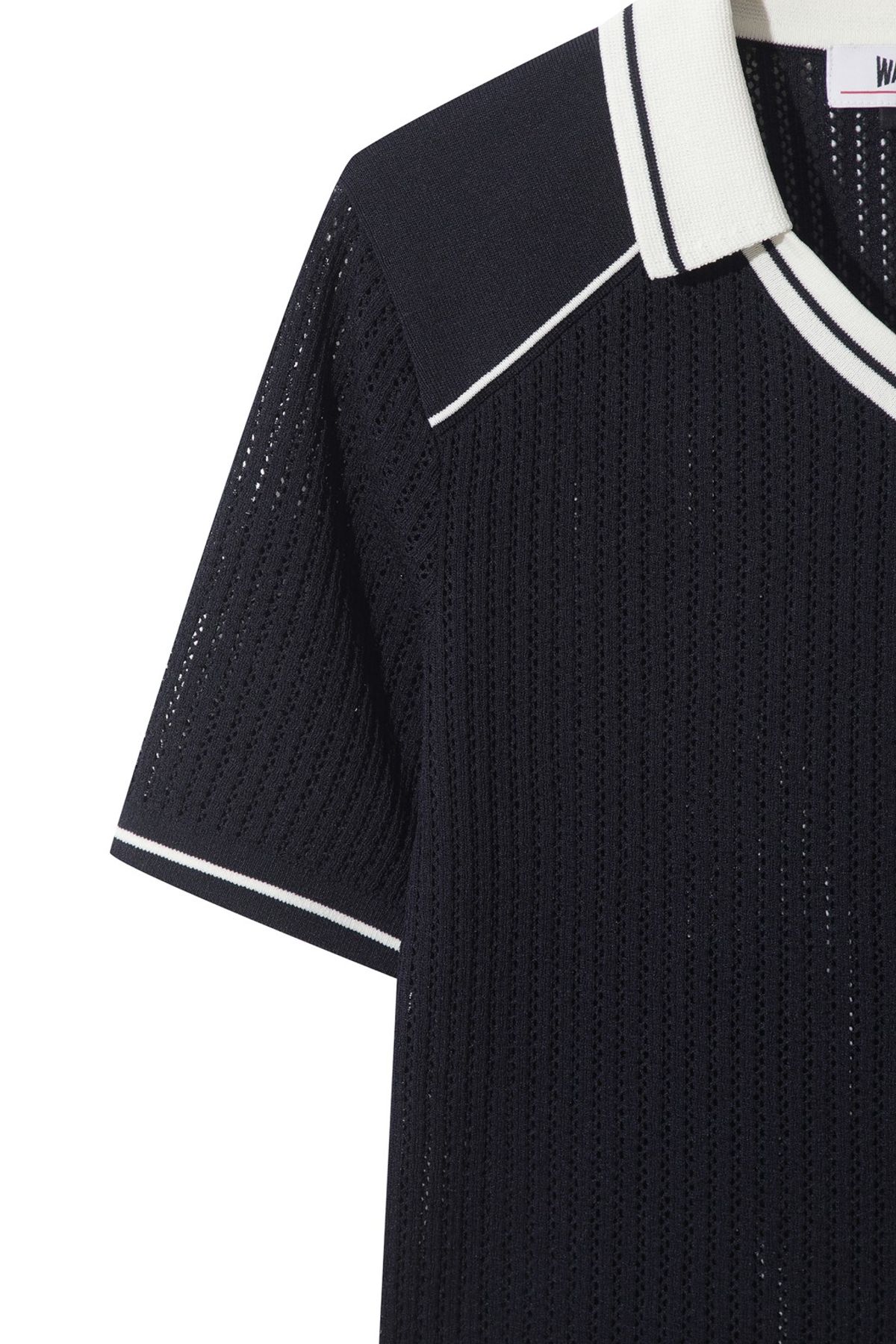 왁(WAAC) Women Air Mesh Knit Polo WWWAA25604NYD