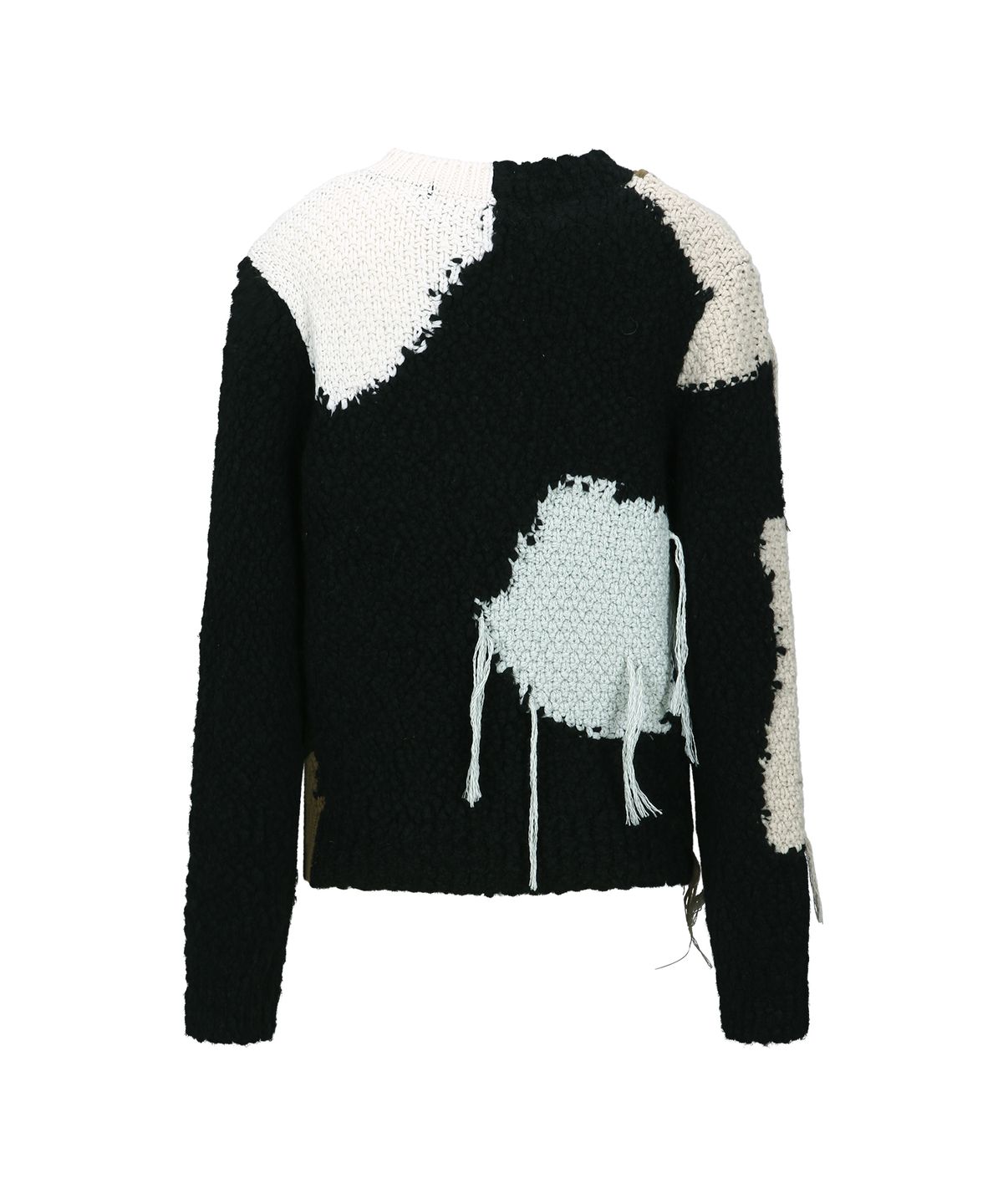 앤더슨벨(ADSB ANDERSSON BELL) SYLVIA ABSTRACT PATCHWORK SWEATER atb1365w(BLACK)