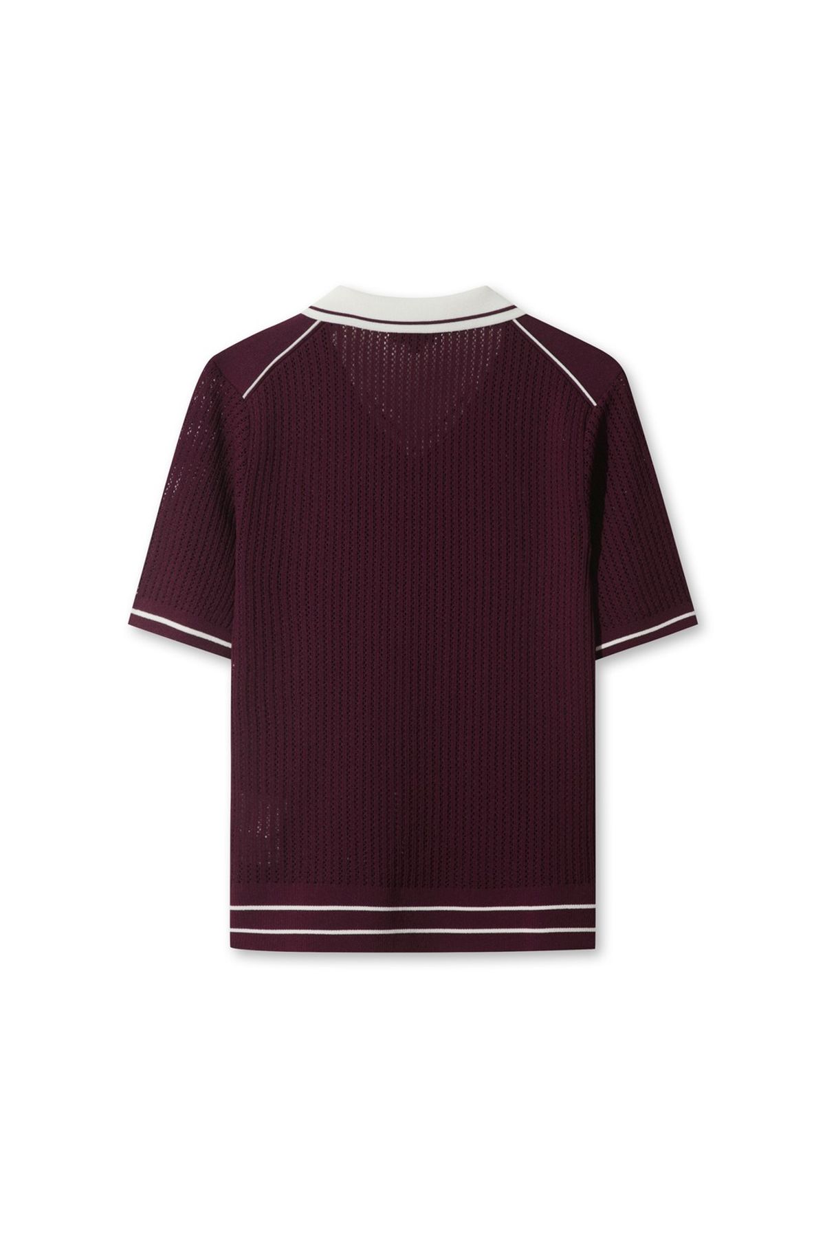 왁(WAAC) Women Air Mesh Knit Polo WWWAA25604WIX