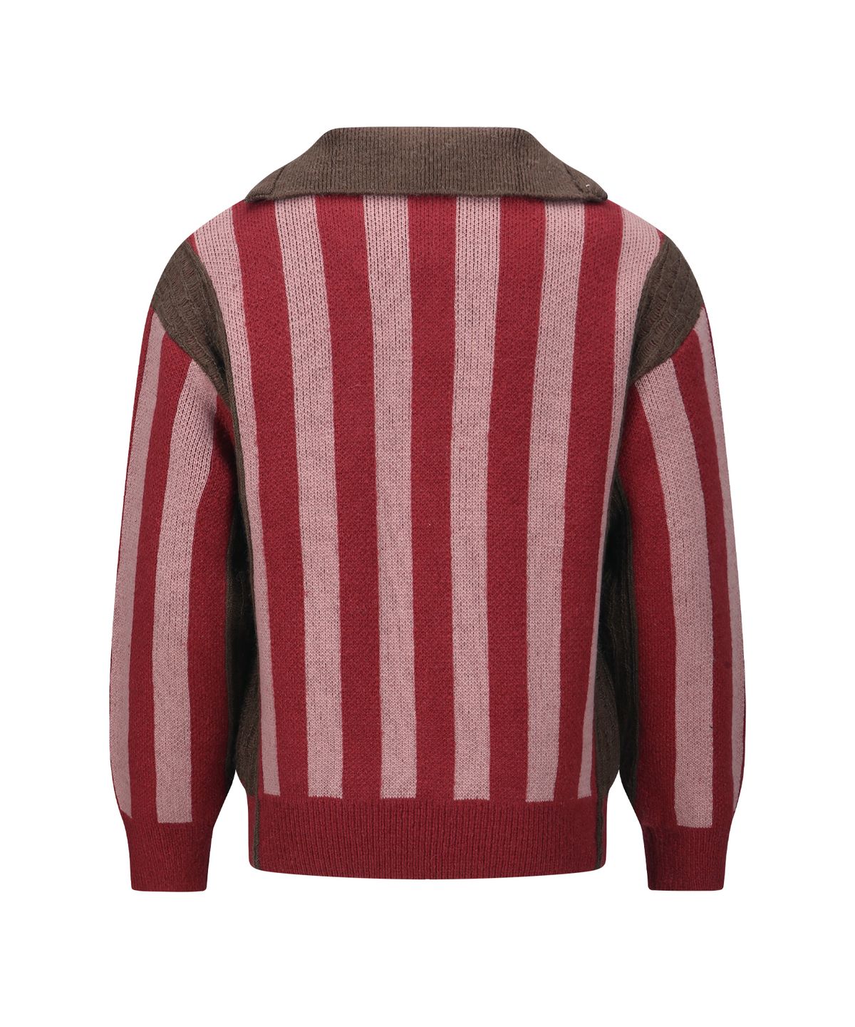 앤더슨벨(ADSB ANDERSSON BELL) ADSB HALF ZIP-UP EMBLEM SWEATER atb1370m(RED)