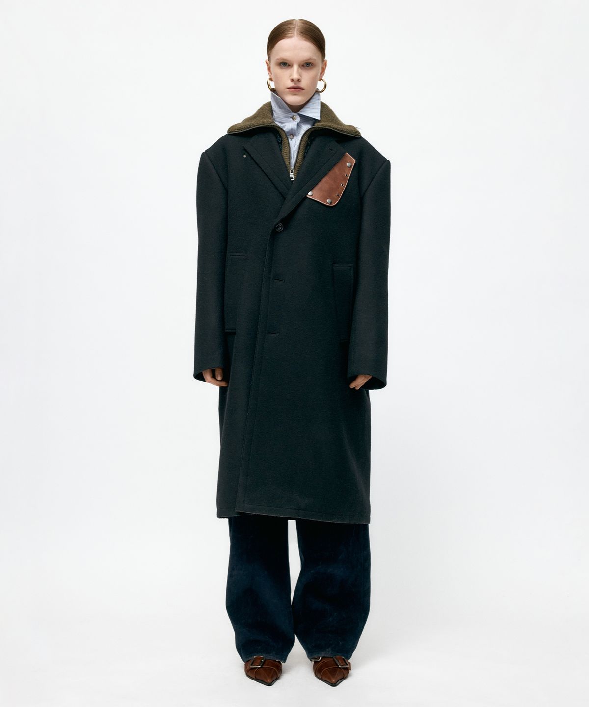 앤더슨벨(ADSB ANDERSSON BELL) UNISEX JAMES WOOL COAT awa731u(BLACK)