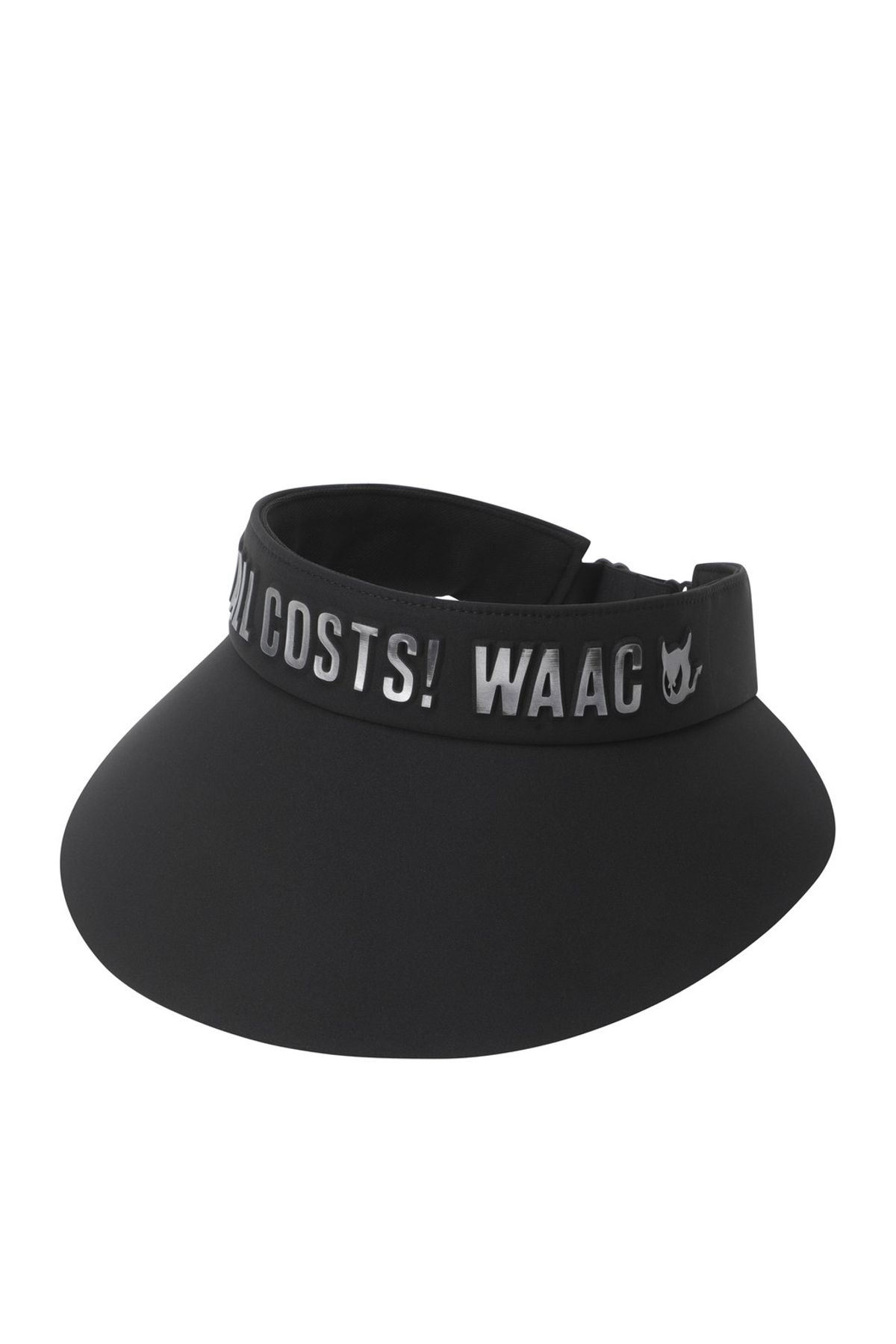 왁(WAAC) Women Slogan Visor WGRCX25315BKX