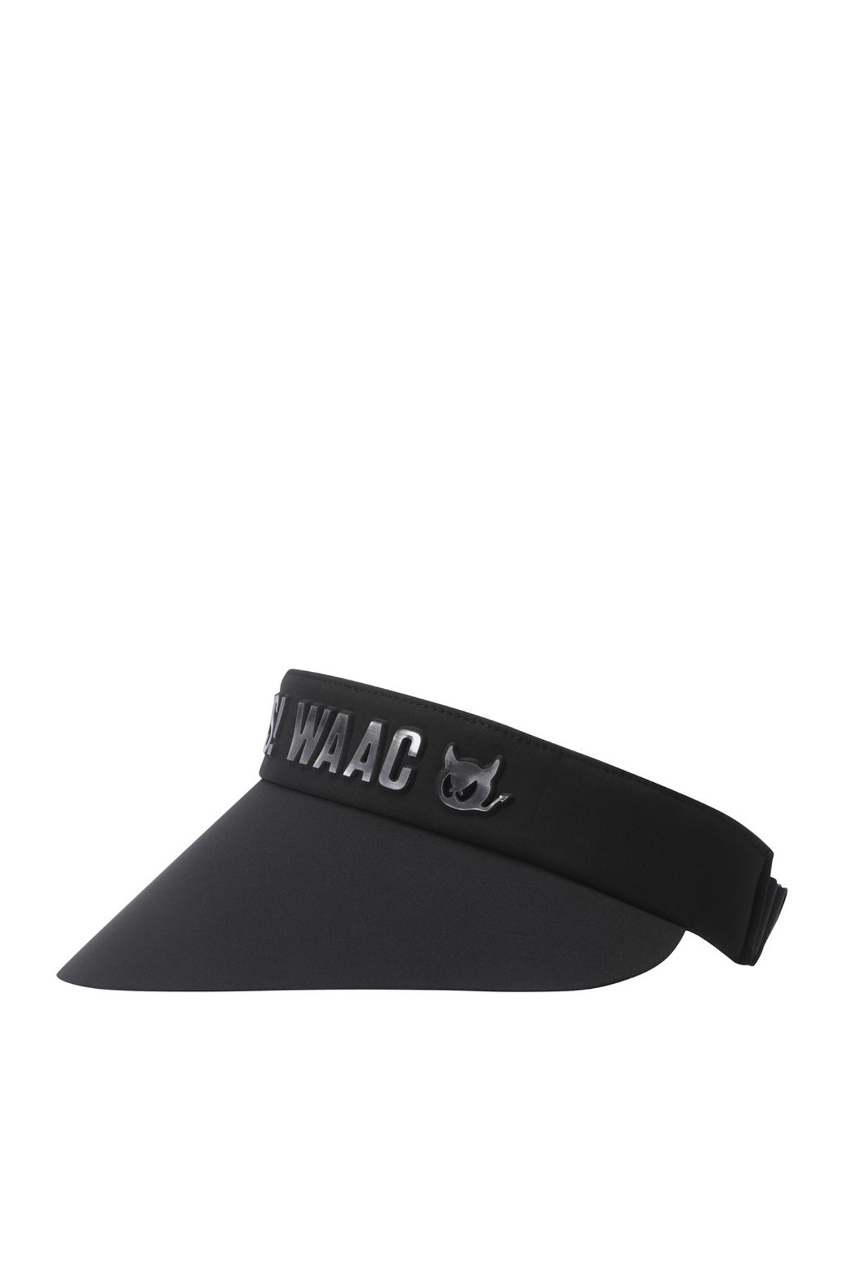 왁(WAAC) Women Slogan Visor WGRCX25315BKX