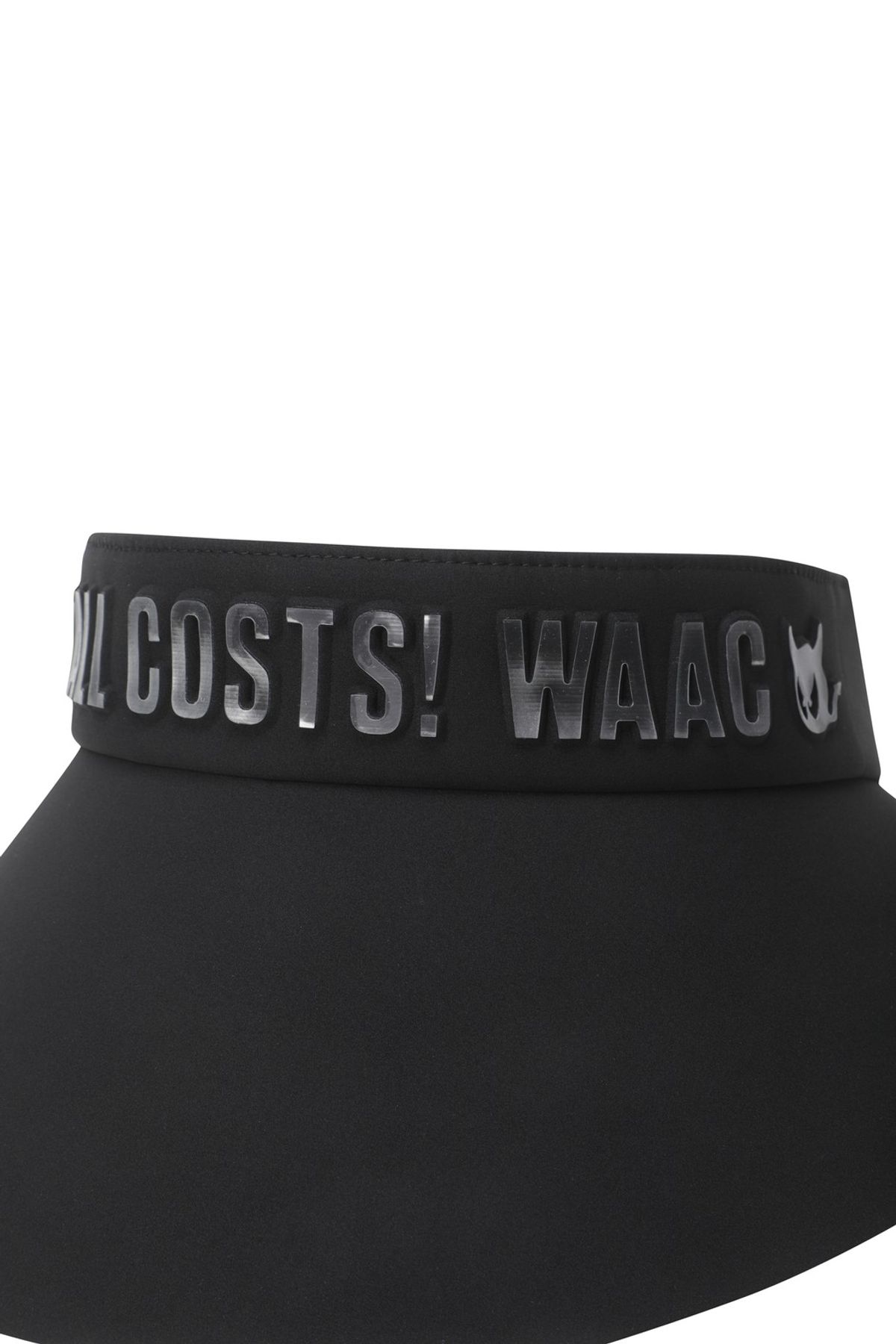 왁(WAAC) Women Slogan Visor WGRCX25315BKX