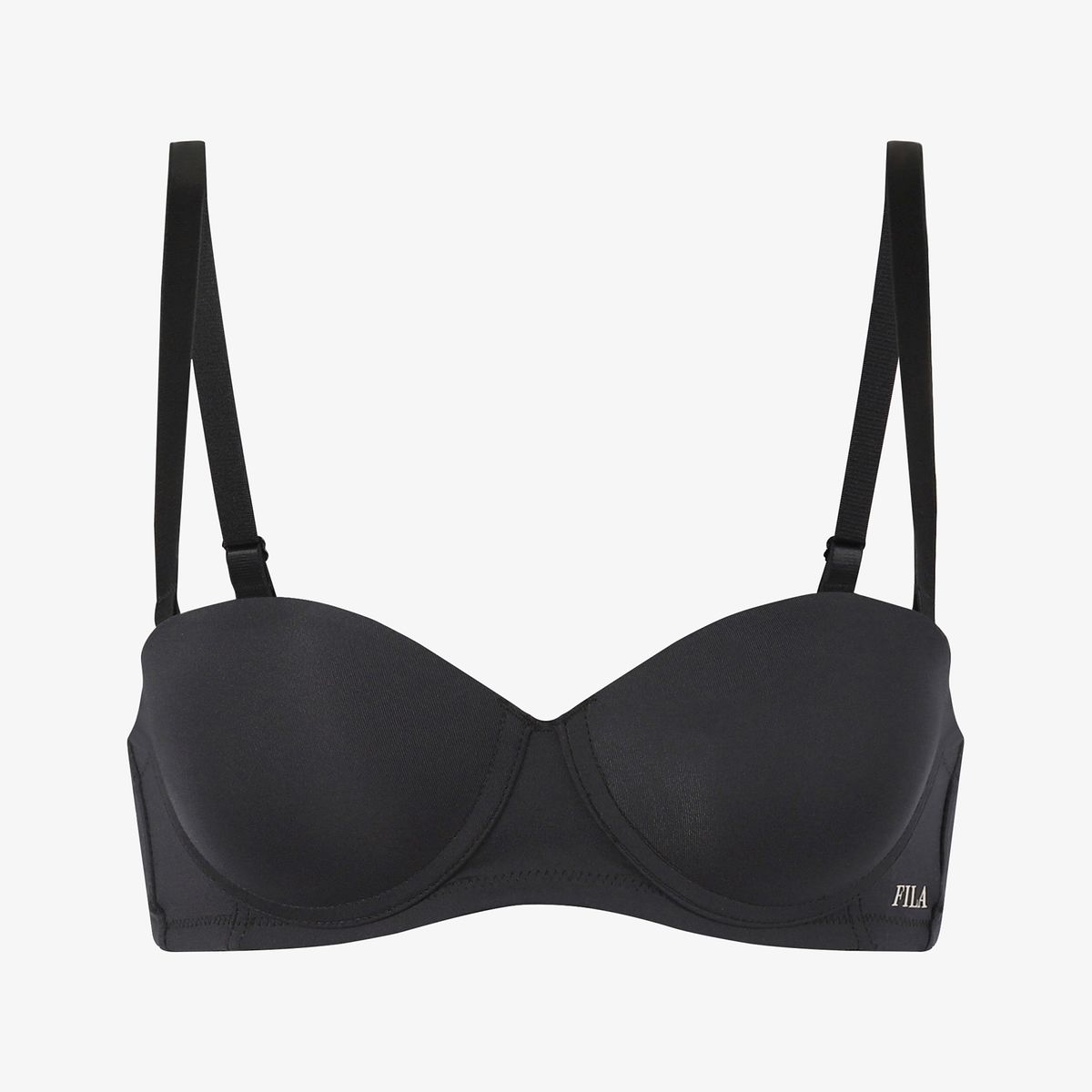 휠라언더웨어(FILA UNDERWEAR) 에센셜 클래식 하프컵 브라+팬티 3종(햄/비키니/사각) 택1 세트 5colors(FI253BR01F010001)
