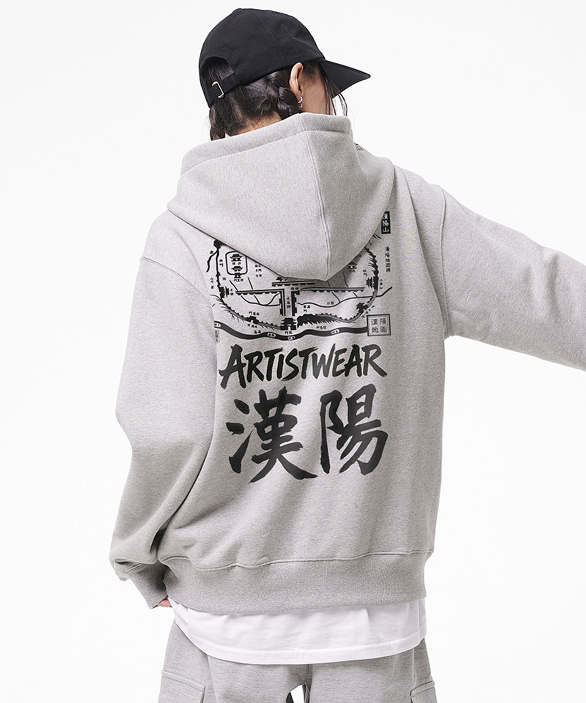 아티스트웨어(ARTISTWEAR) [ATW] 대동여지도 후드집업