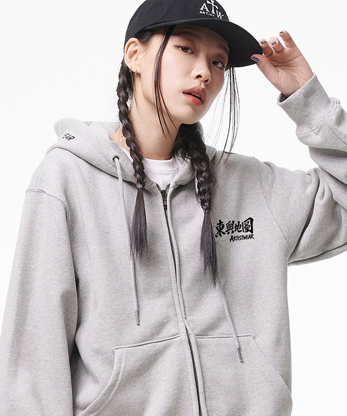 아티스트웨어(ARTISTWEAR) [ATW] 대동여지도 후드집업
