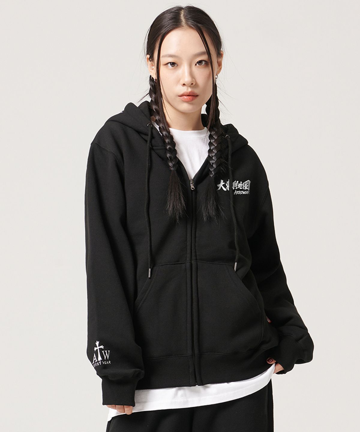 아티스트웨어(ARTISTWEAR) [ATW] 대동여지도 후드집업