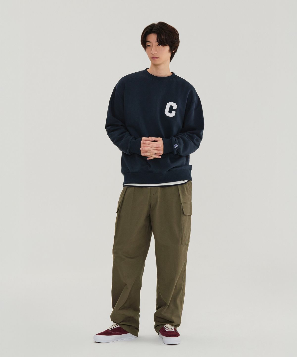 커버낫(COVERNAT) C 로고 맨투맨 (4color)
