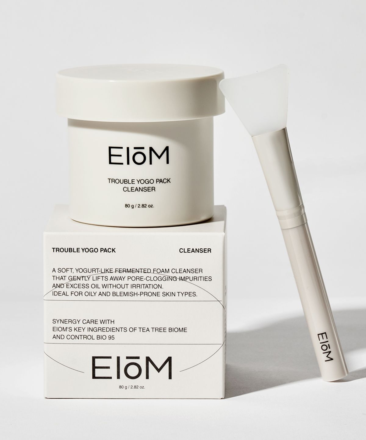 이옴(EIOM) 트러블 요거팩 클렌저 80g x 2개(+Gift_스파츌라 증정)