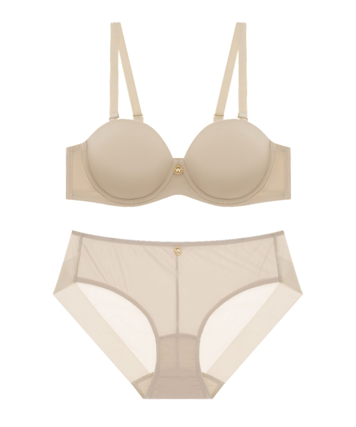 원더브라(WONDERBRA) [스킨팔레트] 스킨리프트 브라팬티 세트