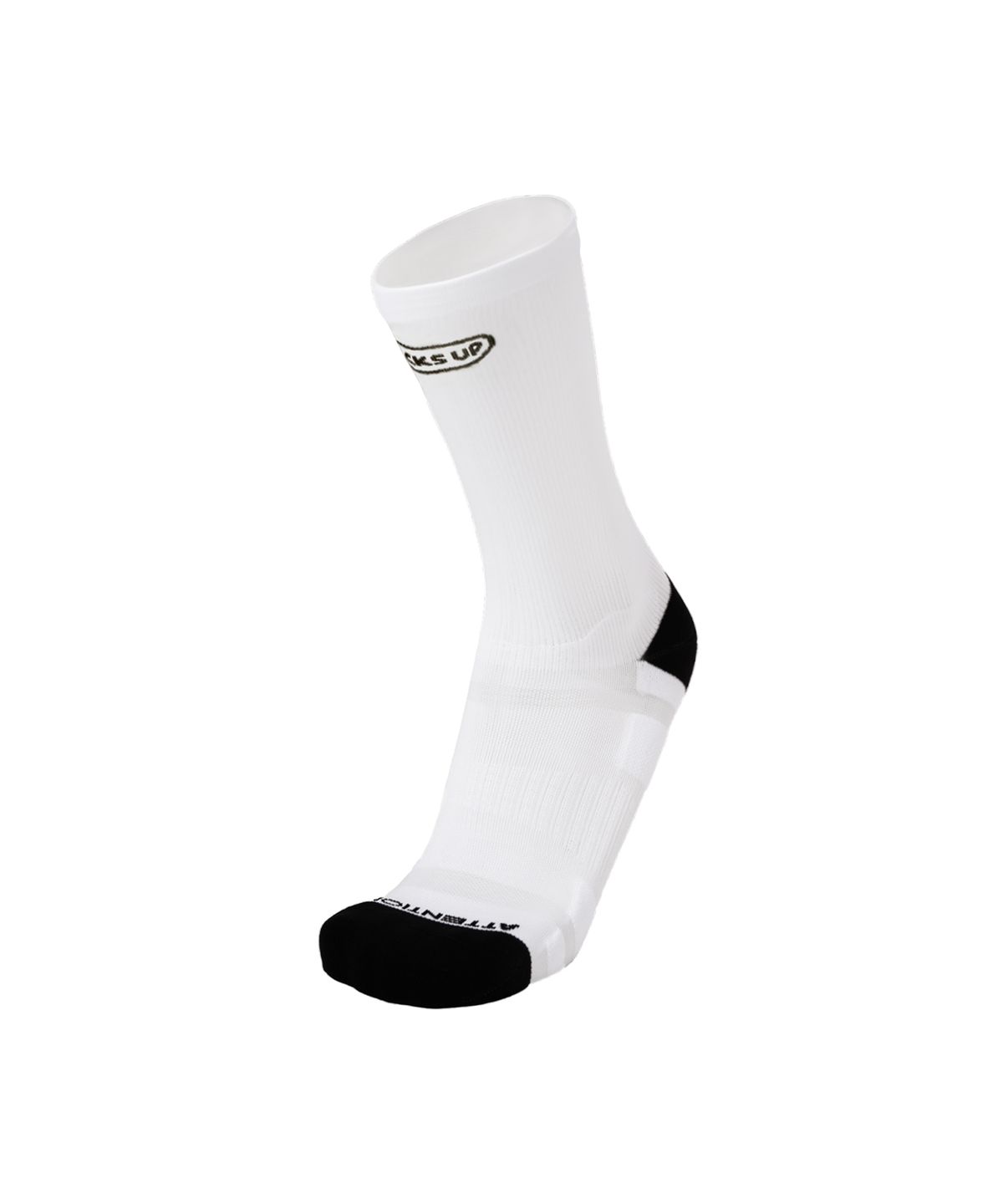 삭스업(SOCKSUP) 어텐션 드라이 러닝 크루삭스 PRO 화이트