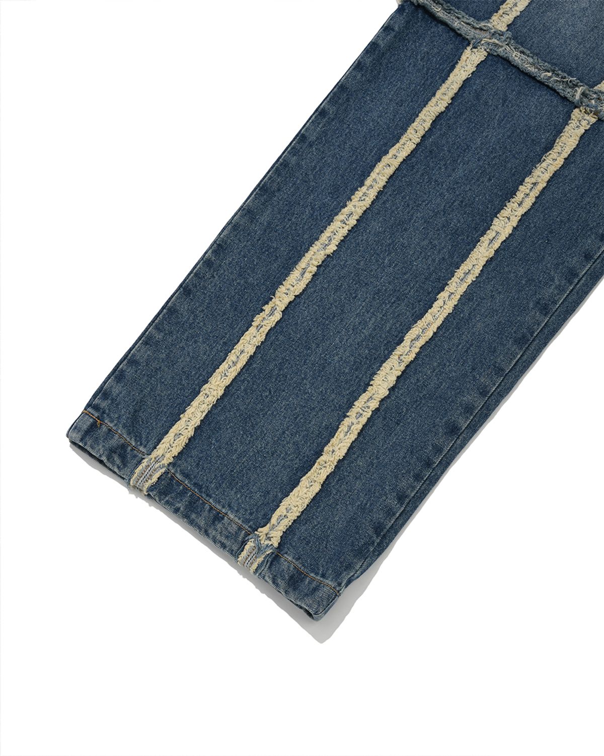 포스333(PHOS333) Patchwork washed Jeans
