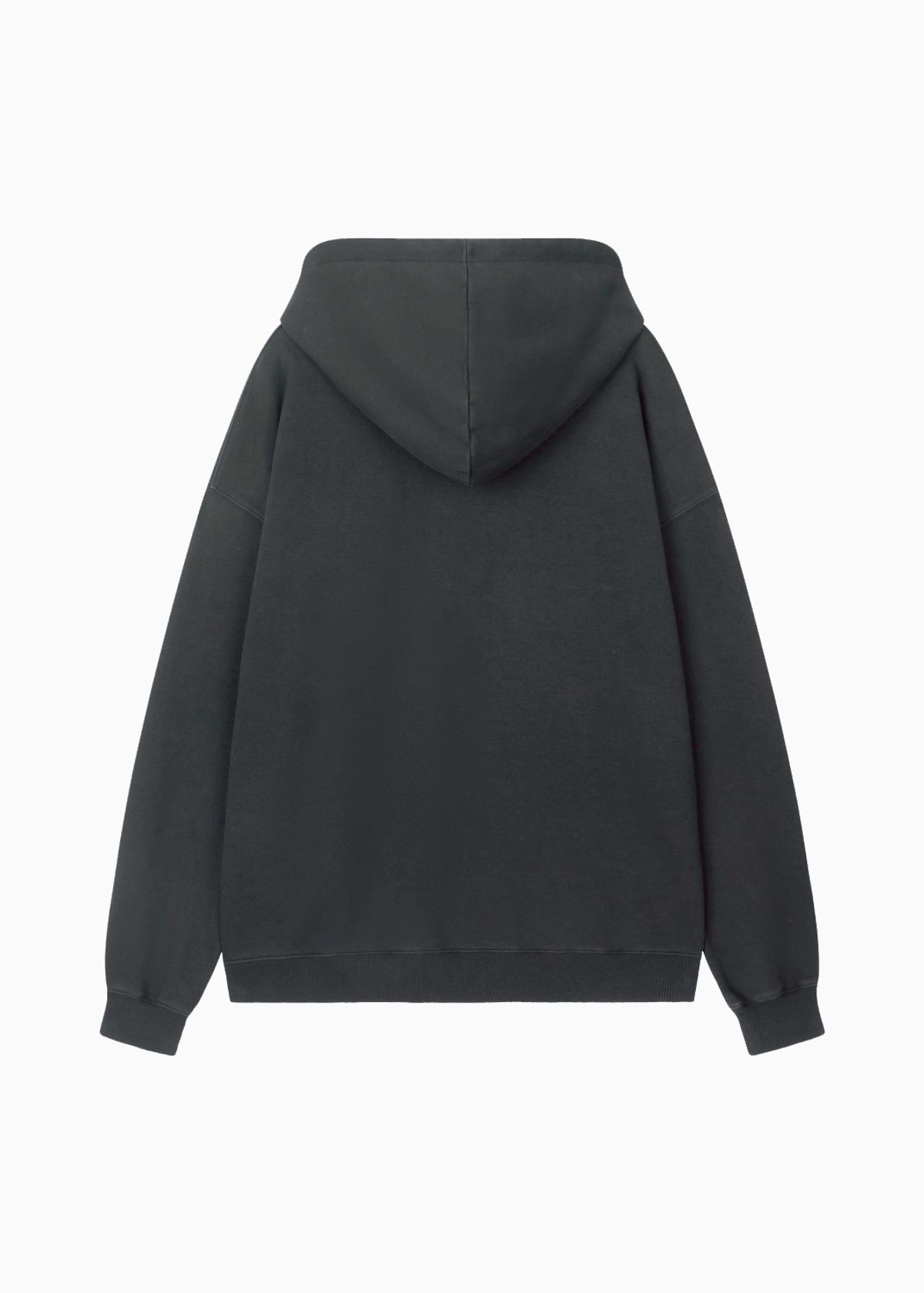 라임라잇 어패럴(LIMELIGHT APPAREL) 어패럴 피그먼트 스타 로고 오버사이즈 후디 (블랙/블루)