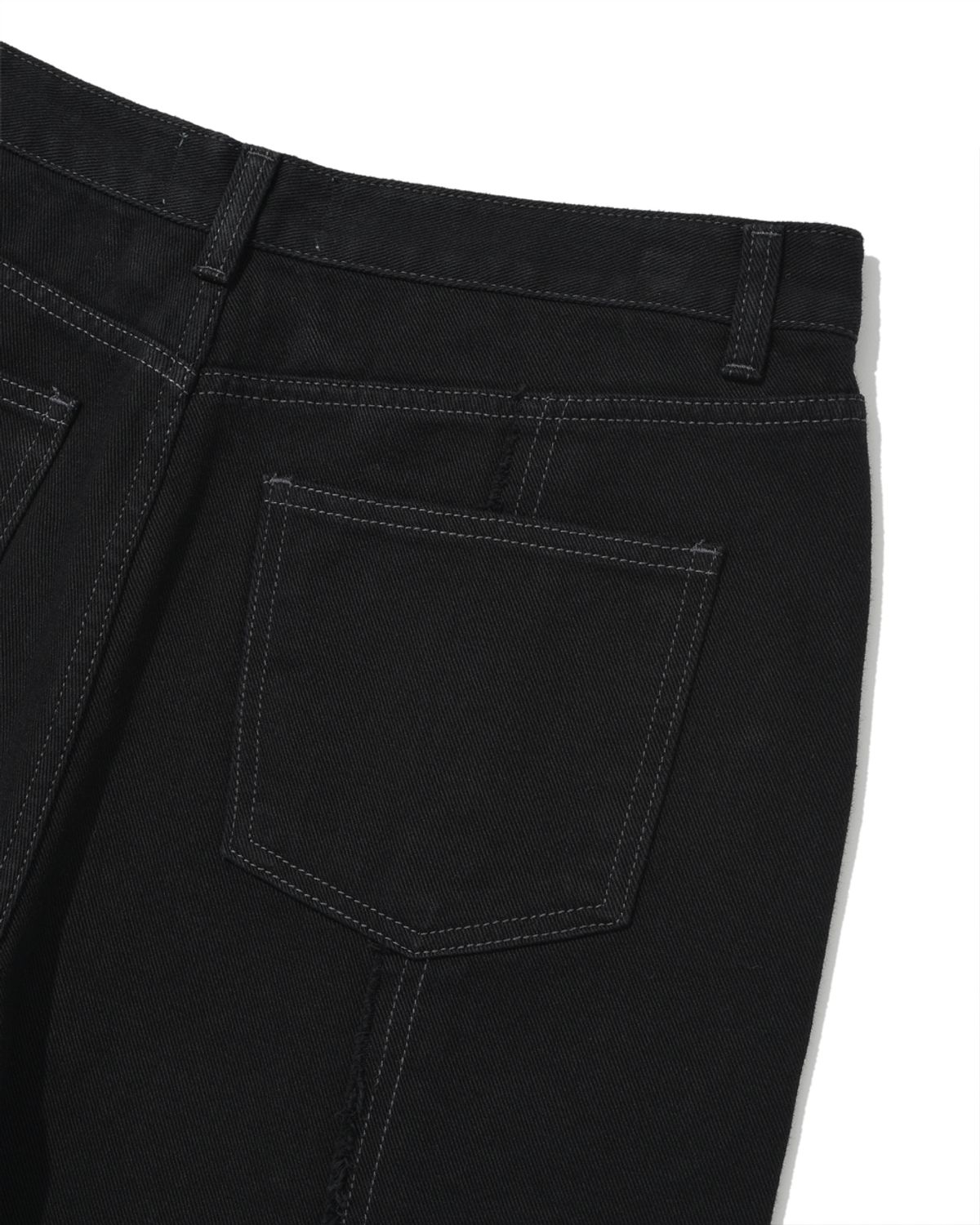 포스333(PHOS333) Double Pocket Incision Jeans/Black
