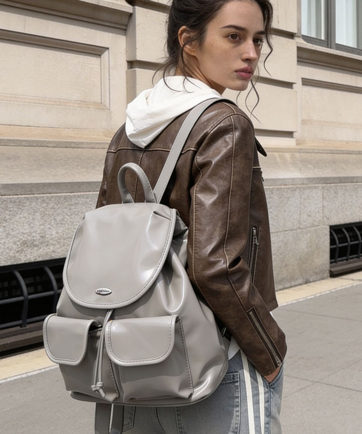 마틴콕스(MATINCOX) Cozy Backpack-Gray