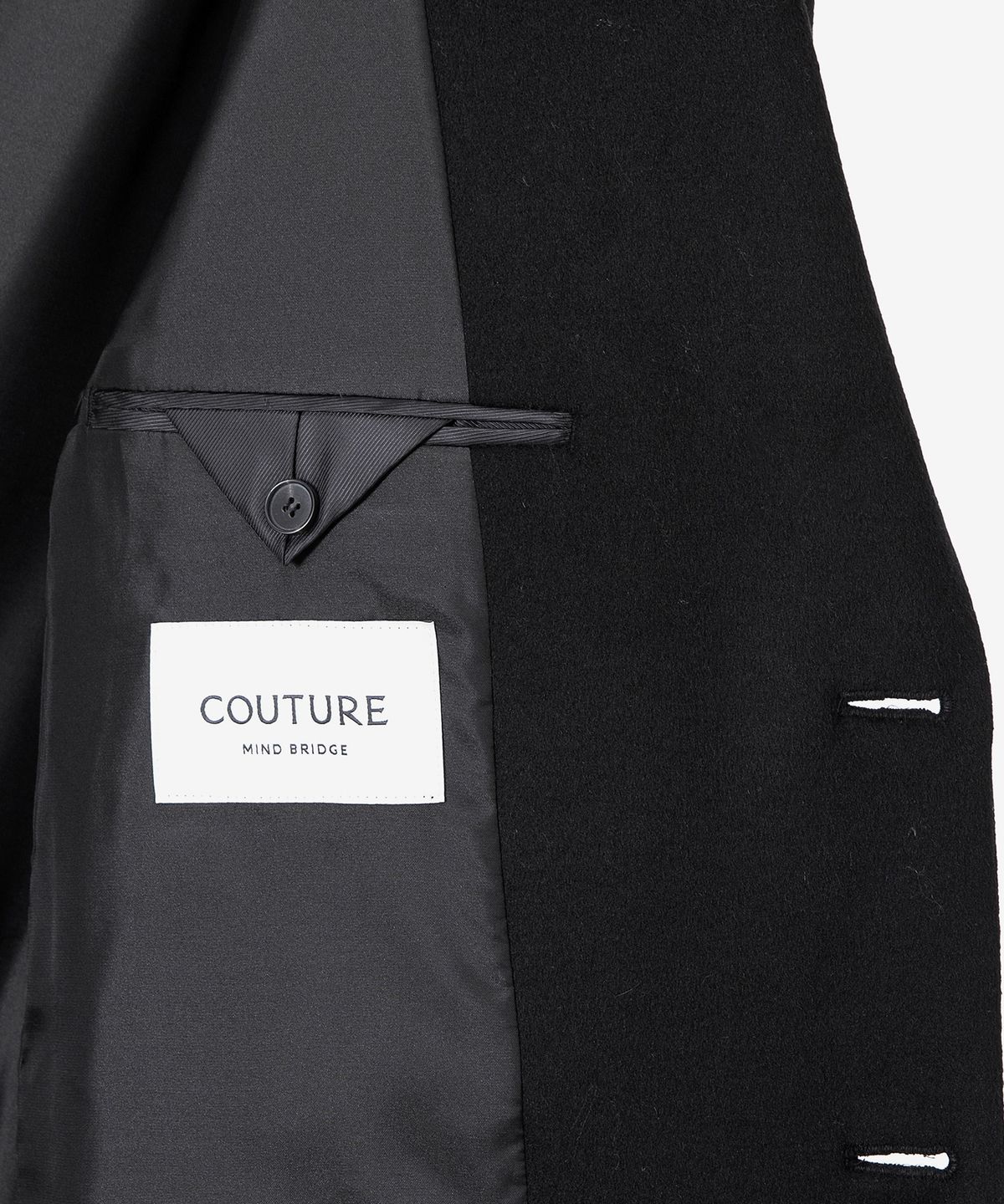 마인드브릿지(MINDBRIDGE) 두굿_[COUTURE]캐시미어 오버핏 싱글 코트