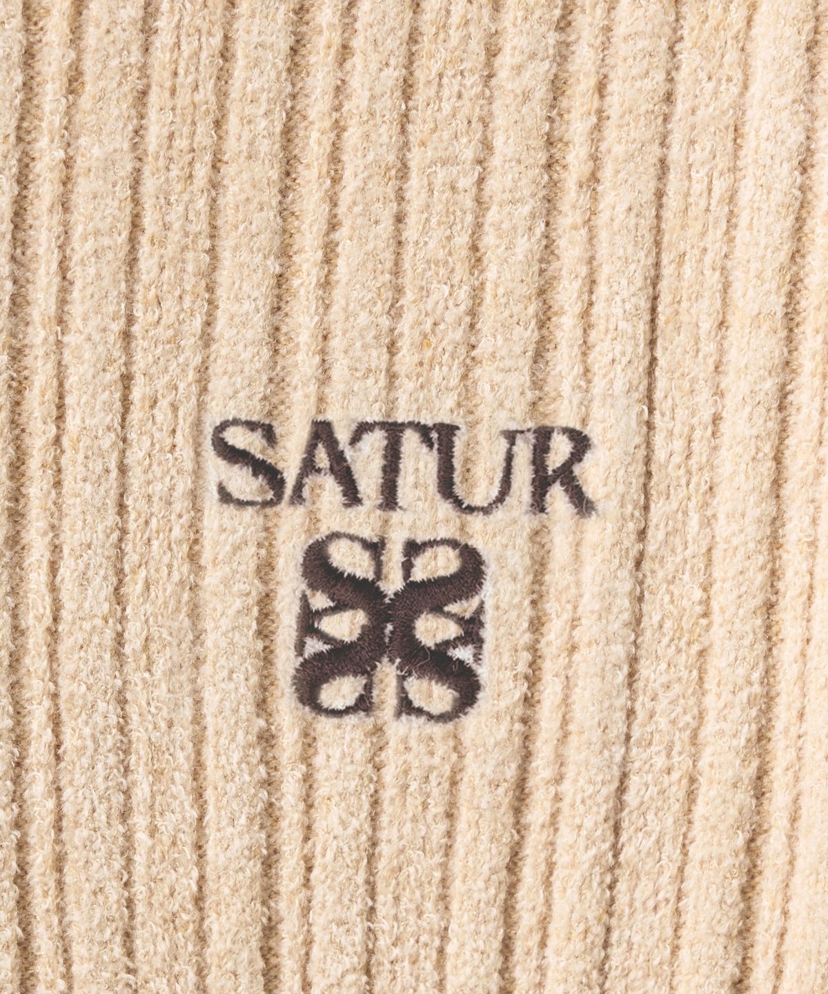 세터(SATUR) (W) 플리스 크루 넥 가디건 크림