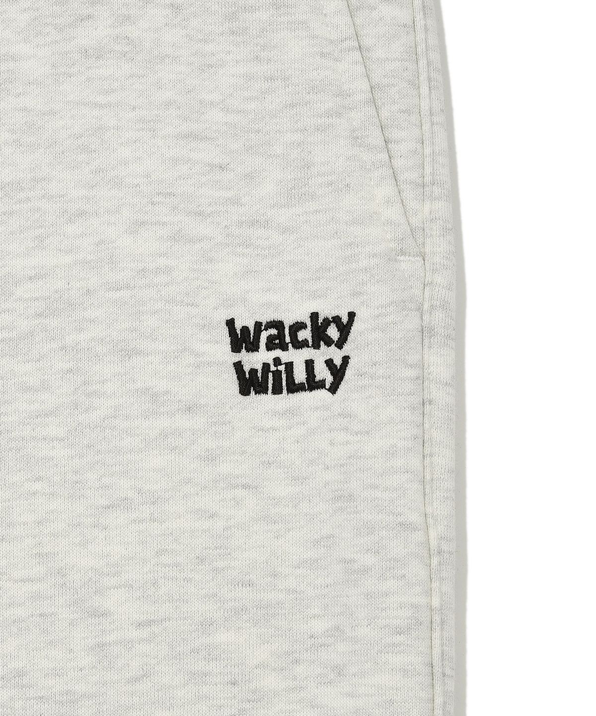 와키윌리(WACKY WILLY) [25FW] 기모 스웻 조거 팬츠 라이트 그레이