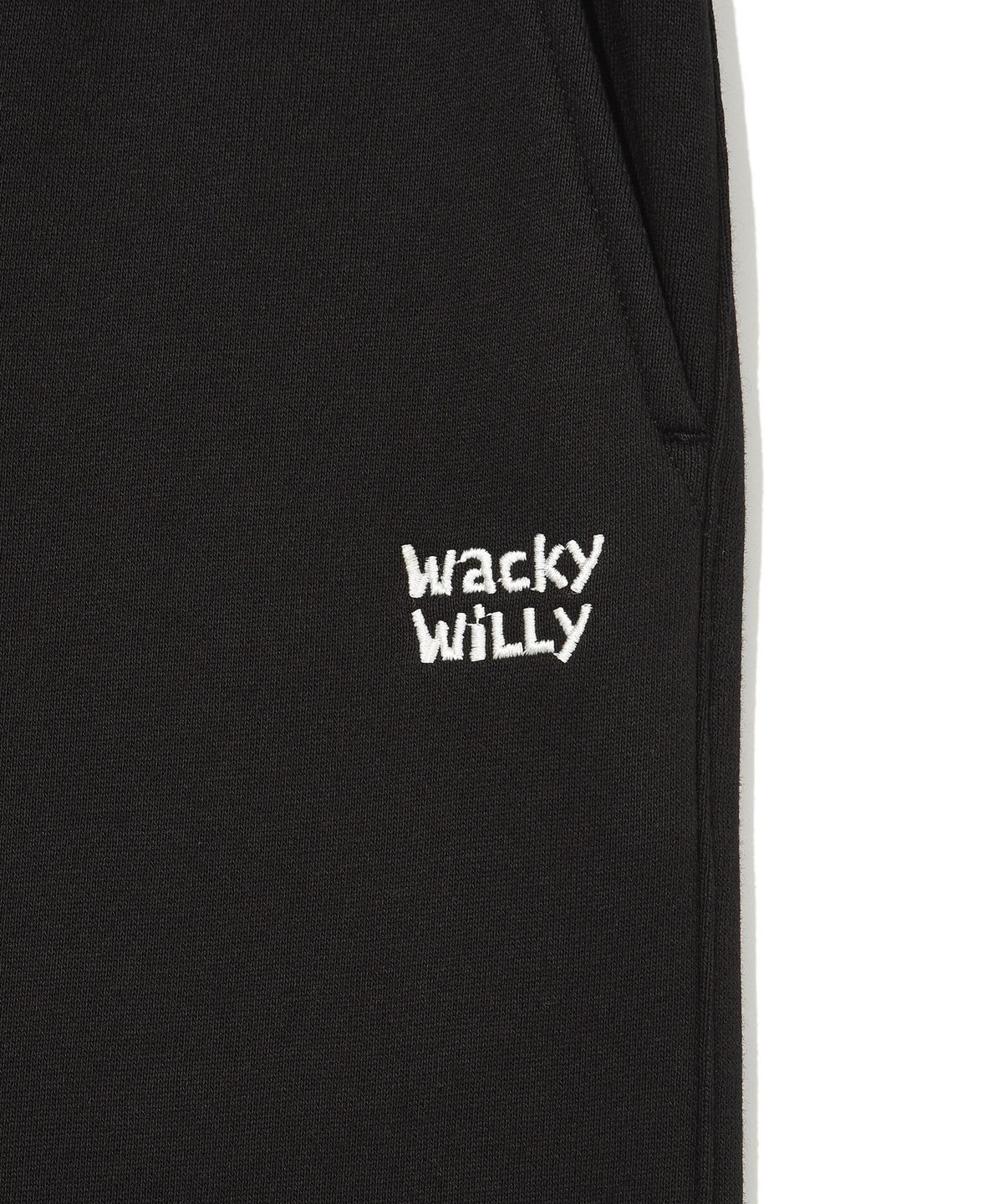 와키윌리(WACKY WILLY) [25FW] 기모 스웻 팬츠 블랙