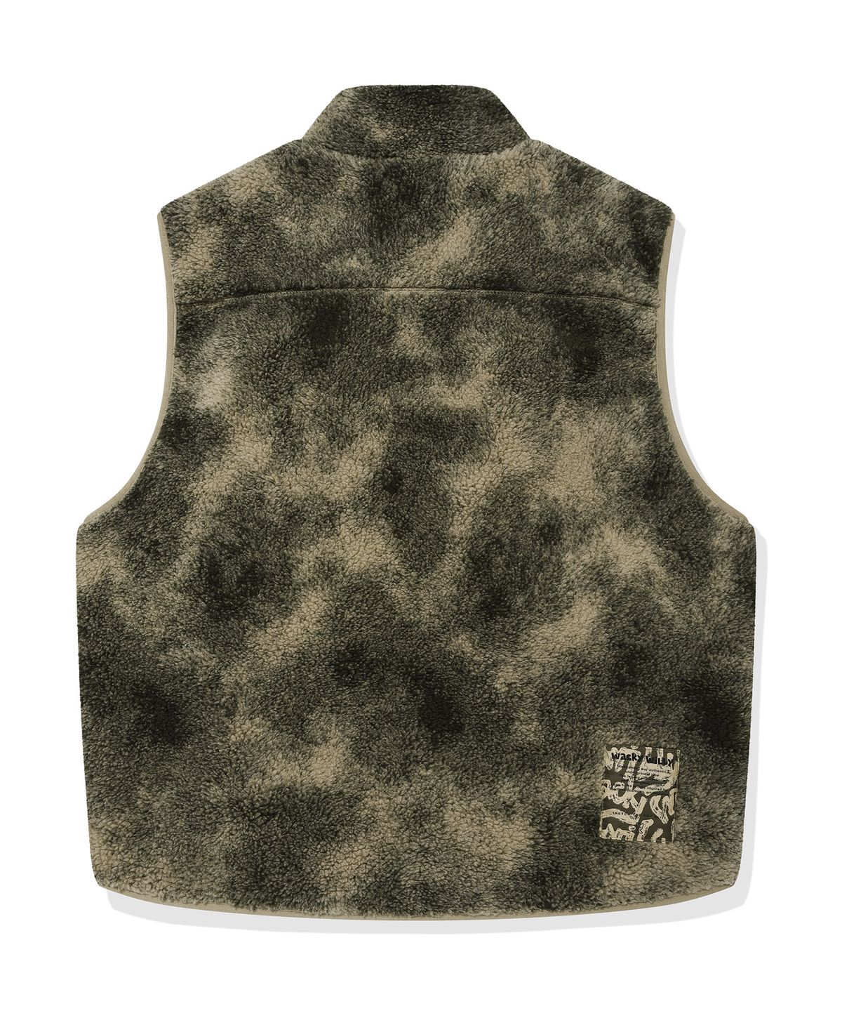 와키윌리(WACKY WILLY) 리버시블 플리스 베스트 패턴