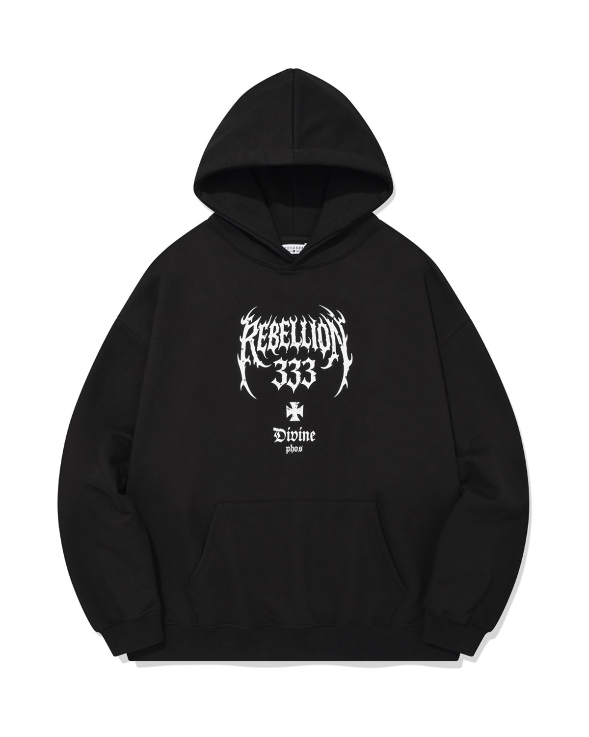 포스333(PHOS333) Rebellion 333 Hoodie/Black