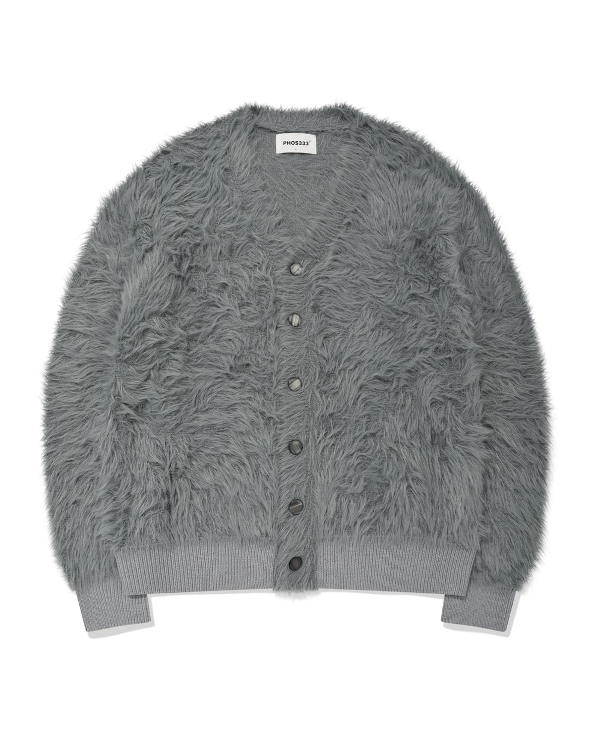 포스333(PHOS333) Hairy Cardigan/Blue Grey