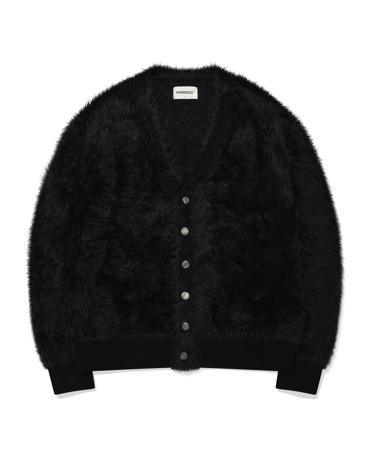 포스333(PHOS333) Hairy Cardigan/Black