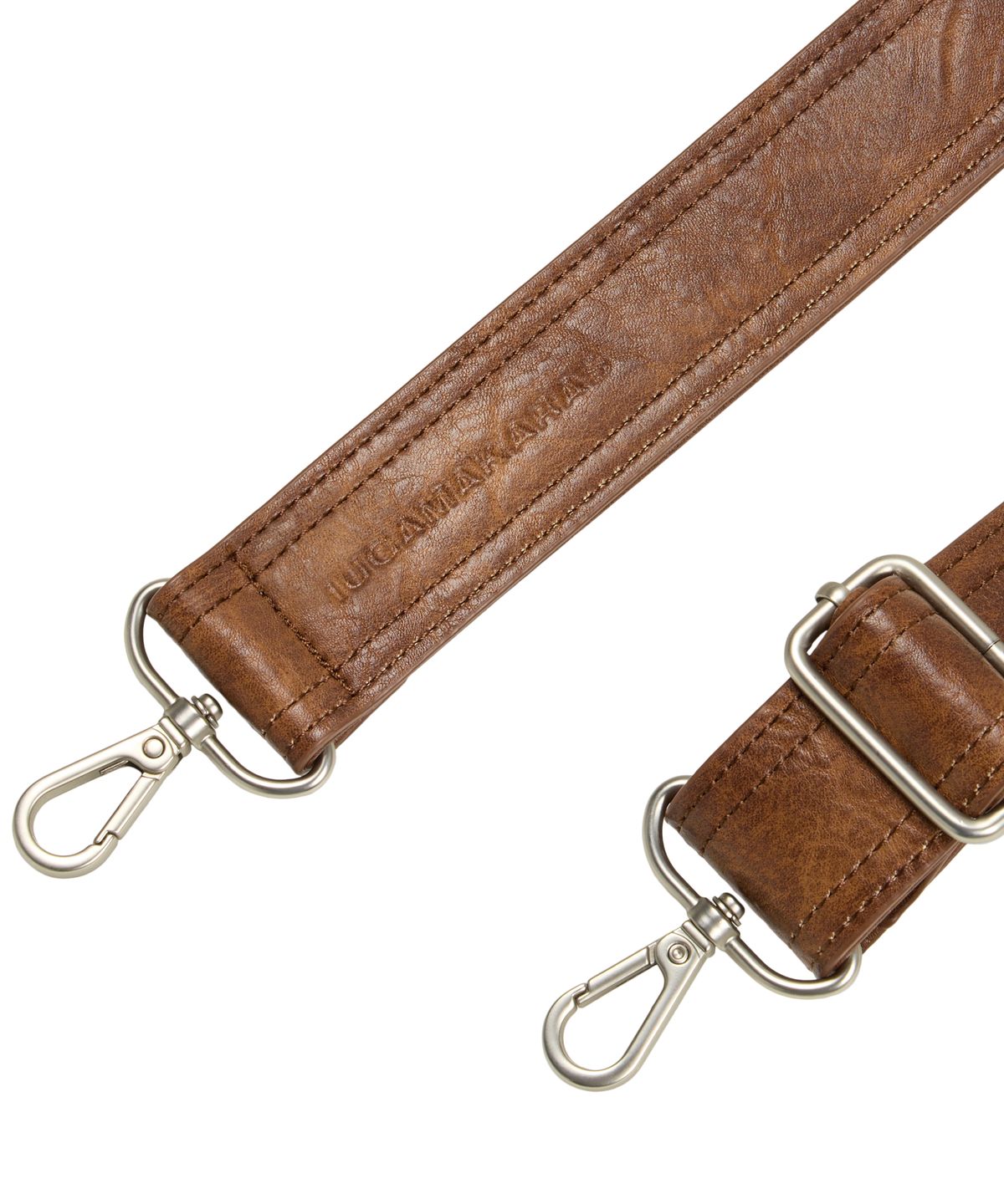이우가마카라스(IUGAMAKARAS) Studded Suede Shoulder Bag (Brown)