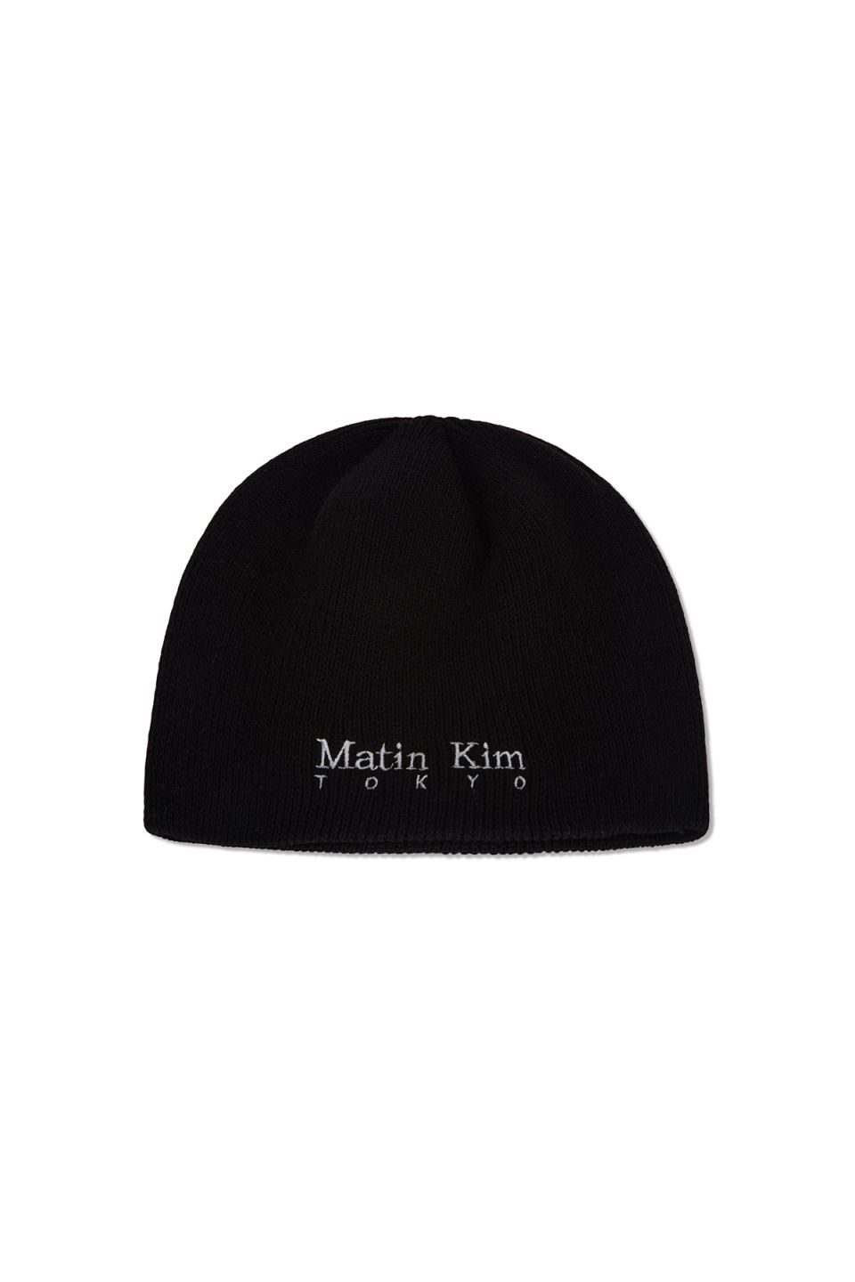 【新品未使用正規品】Matin Kim LOGO SHORT BEANIE 黒 MUSINSA公式 | MATIN KIM LOGO JACQUARD SHORT BEANIE IN BLACK