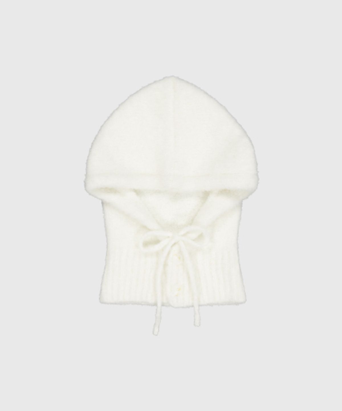 래니래니(RENNYRENNIE) FLUFFY PUPPY BALACLAVA - 플러피 퍼피 바라클라바 [SNOW WHITE_B001SW]
