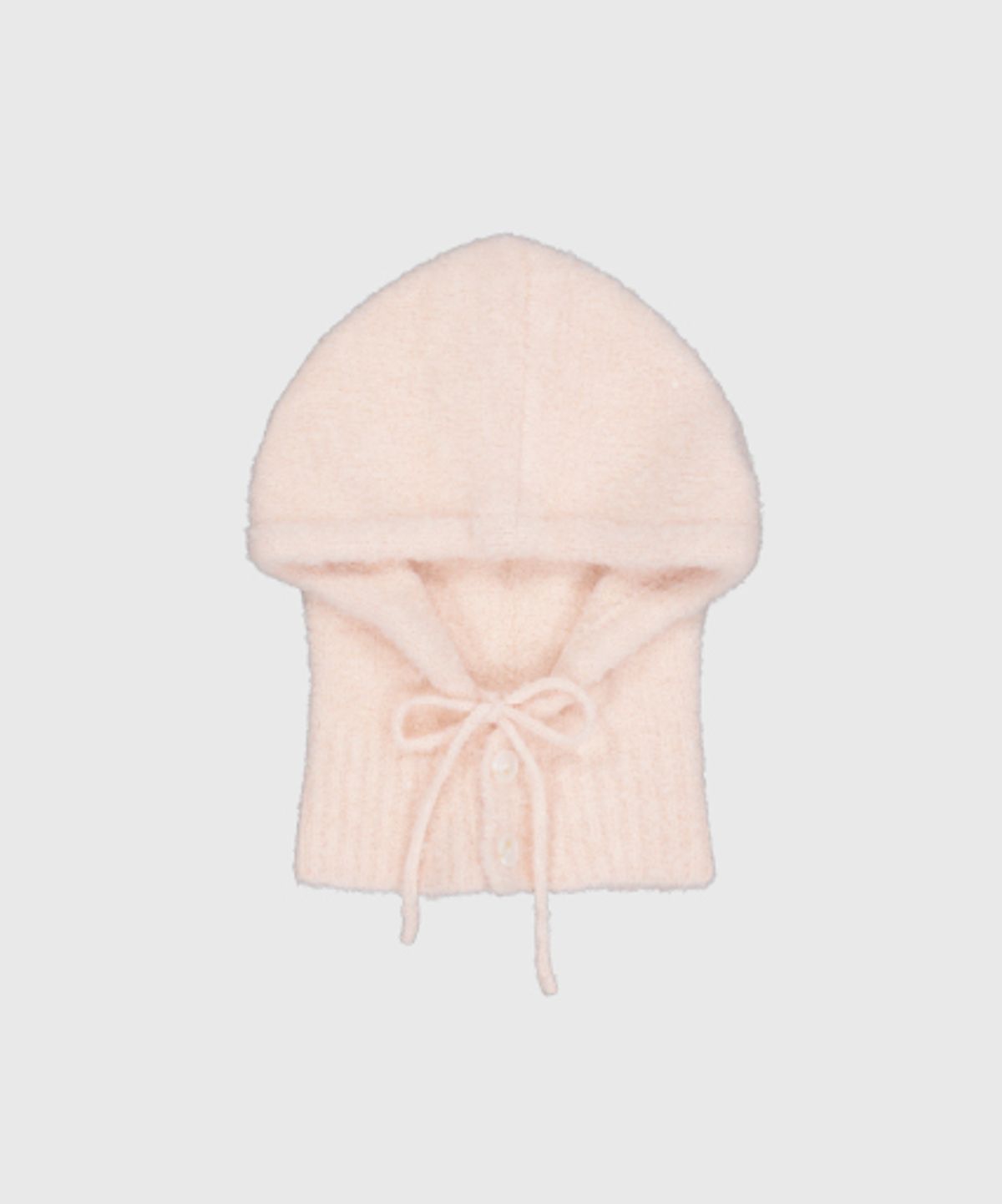 래니래니(RENNYRENNIE) FLUFFY PUPPY BALACLAVA - 플러피 퍼피 바라클라바 [PEACH_B001PC]