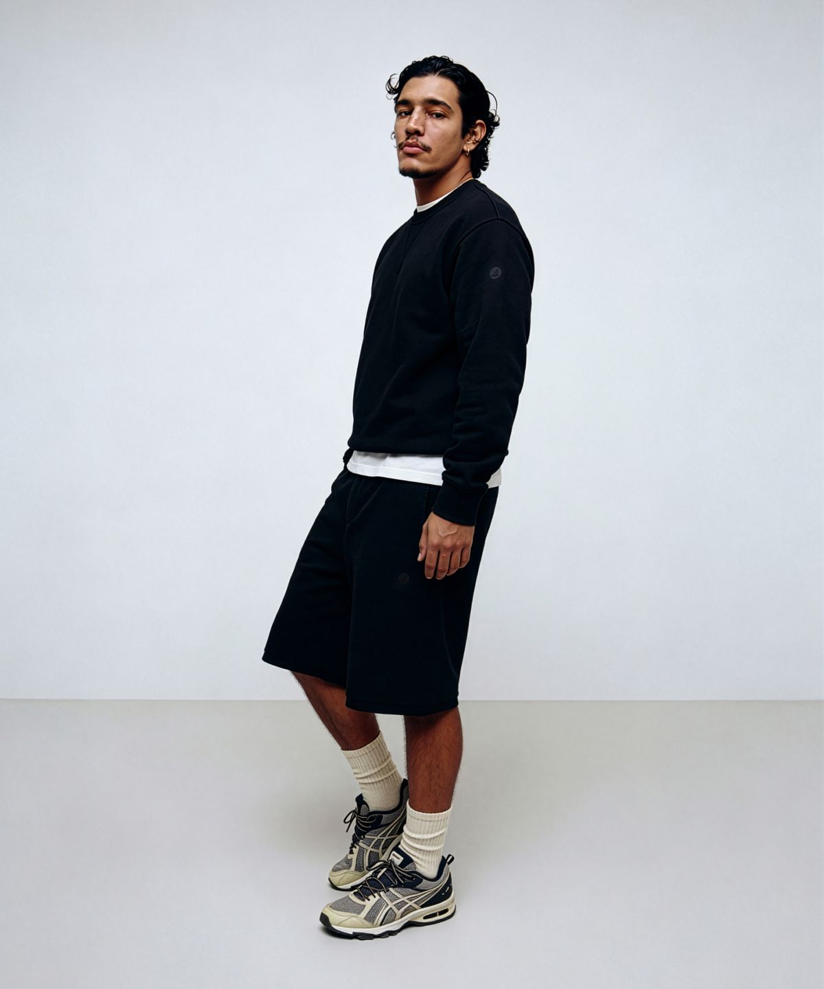 스페리(SPERRY) 와이드 버뮤다 팬츠_블랙 [SPRO_0001]