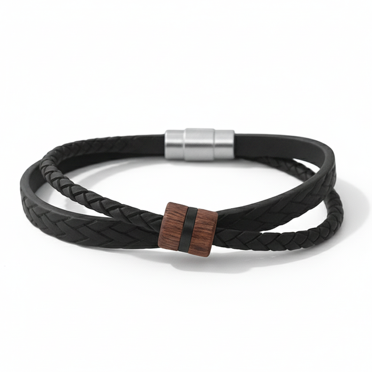 마크-4(MARK-4) LAYERED LEATHER (WOOD RONDELLE)